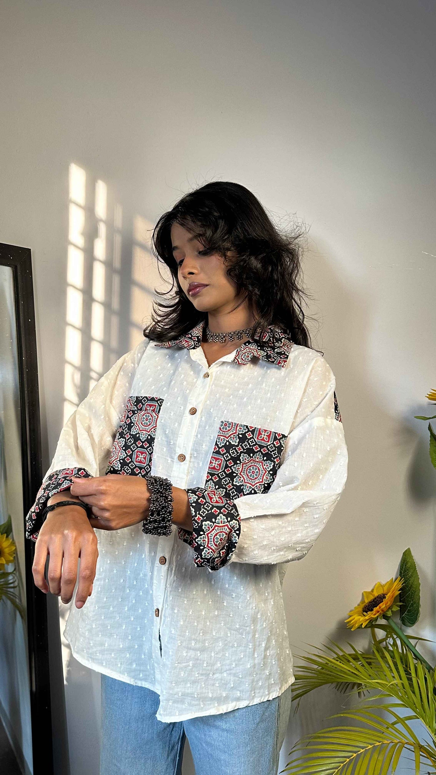 Desi White Classic Shirt