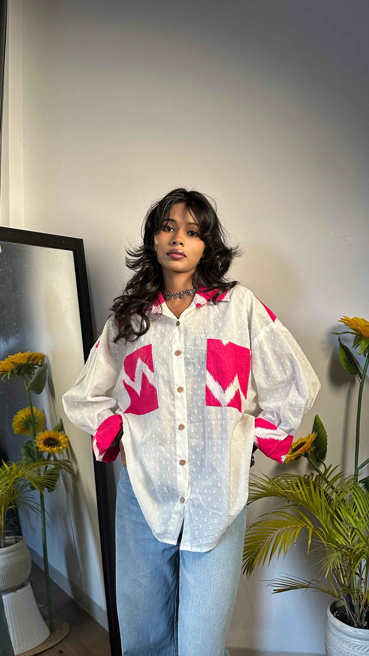 Desi White Classic Shirt