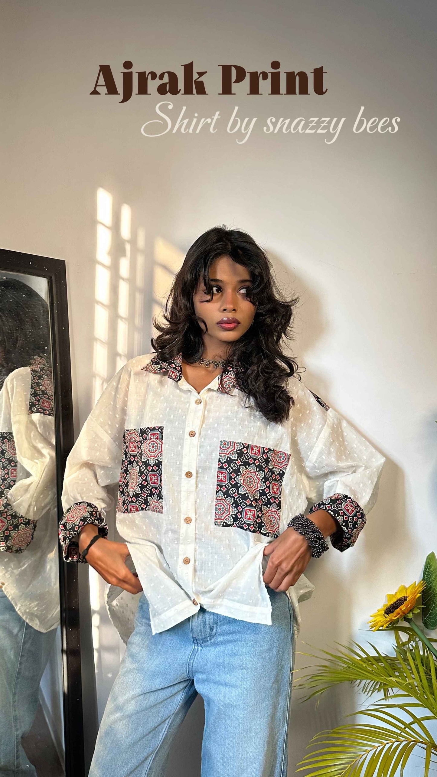 Desi White Classic Shirt