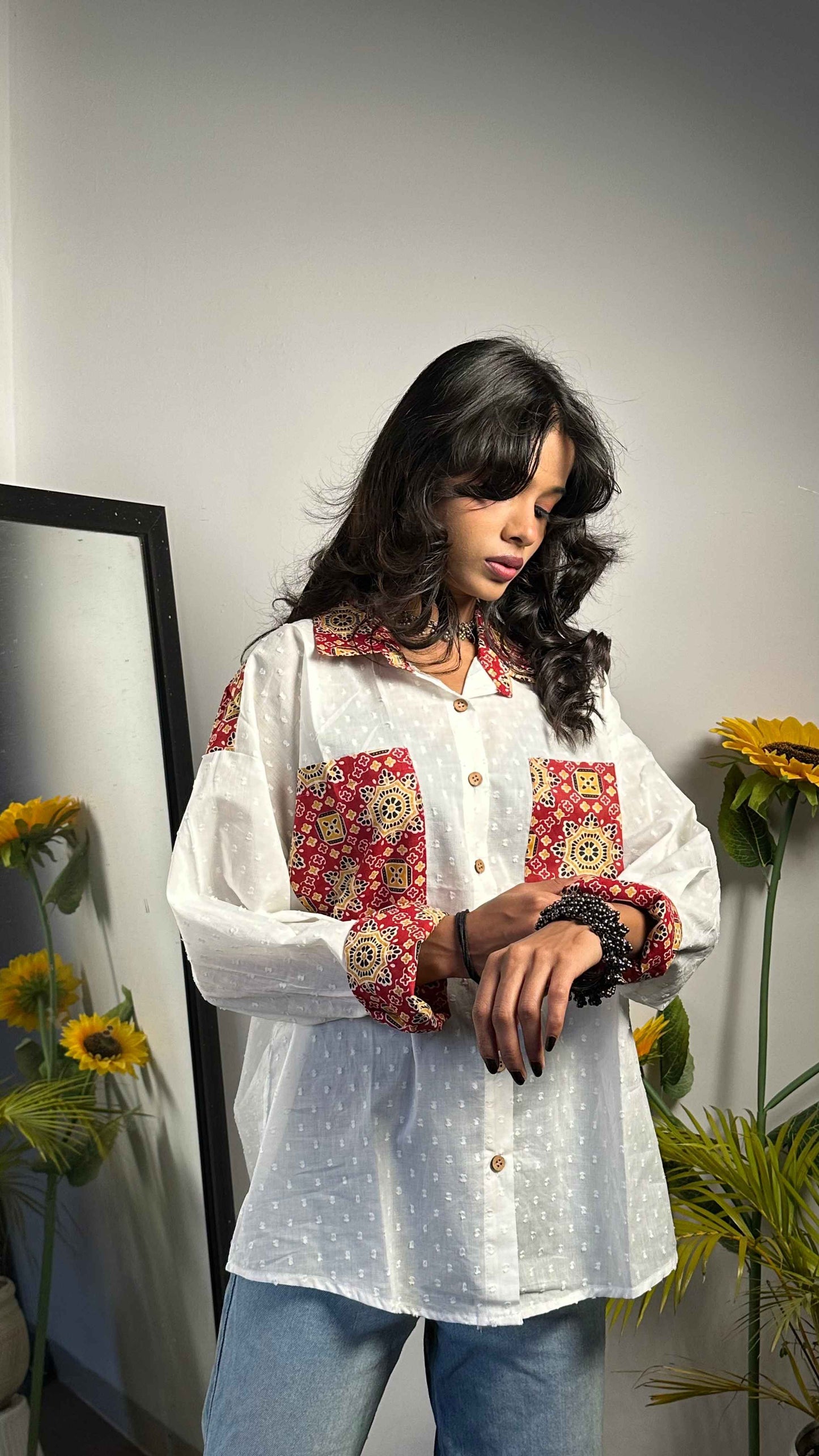 Desi White Classic Shirt