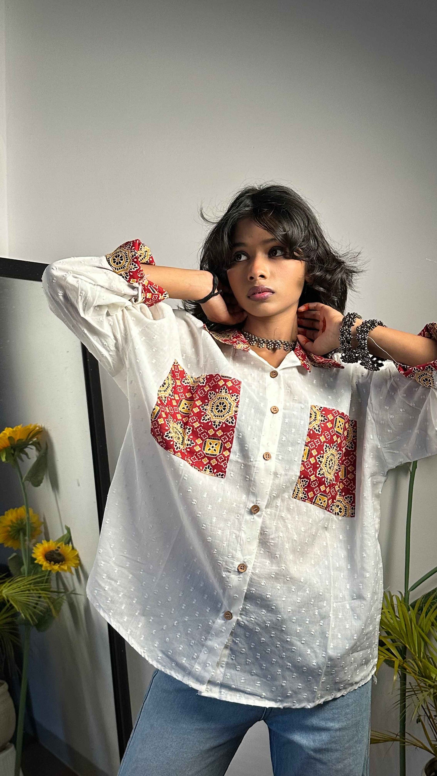Desi White Classic Shirt