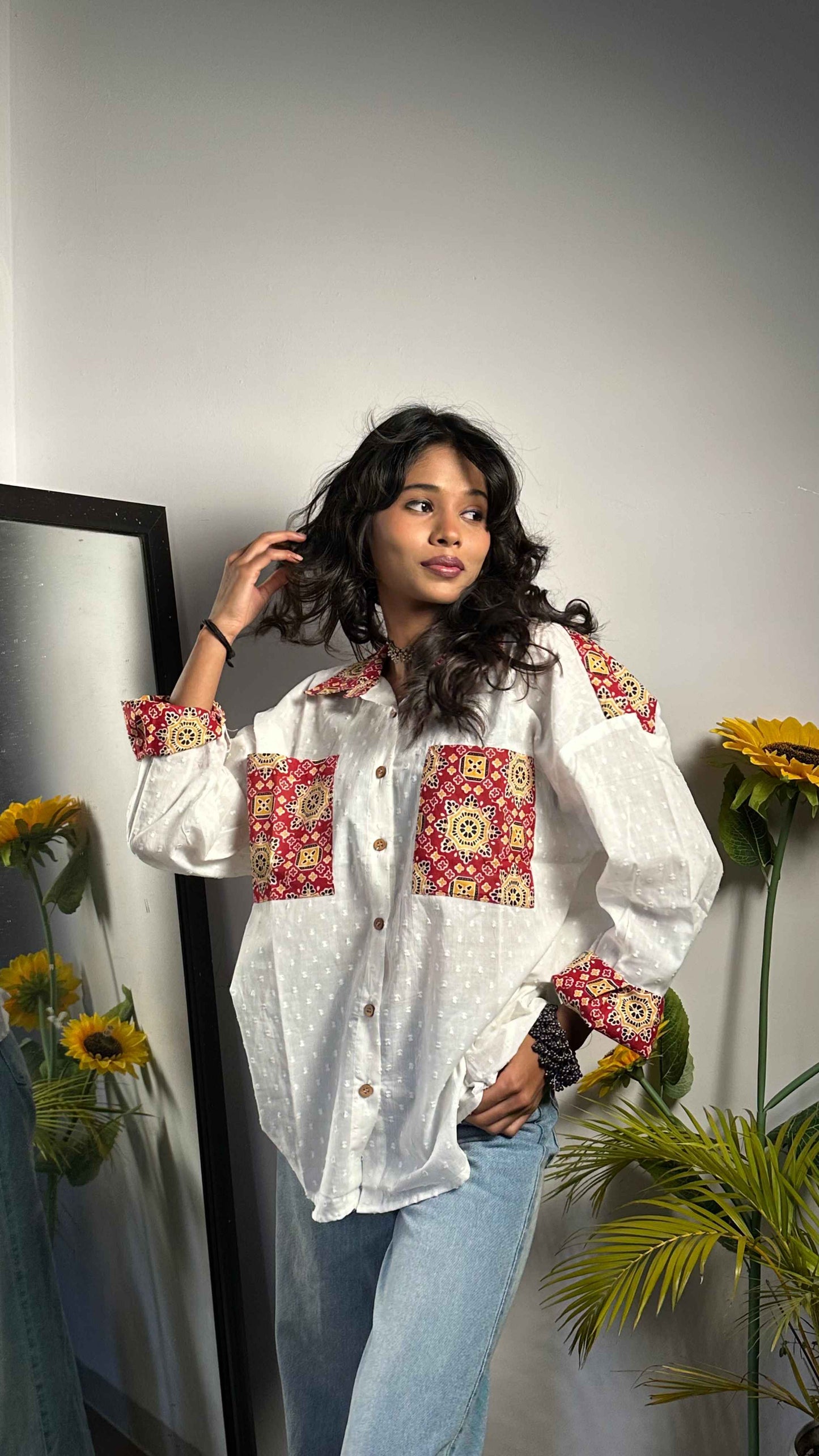 Desi White Classic Shirt
