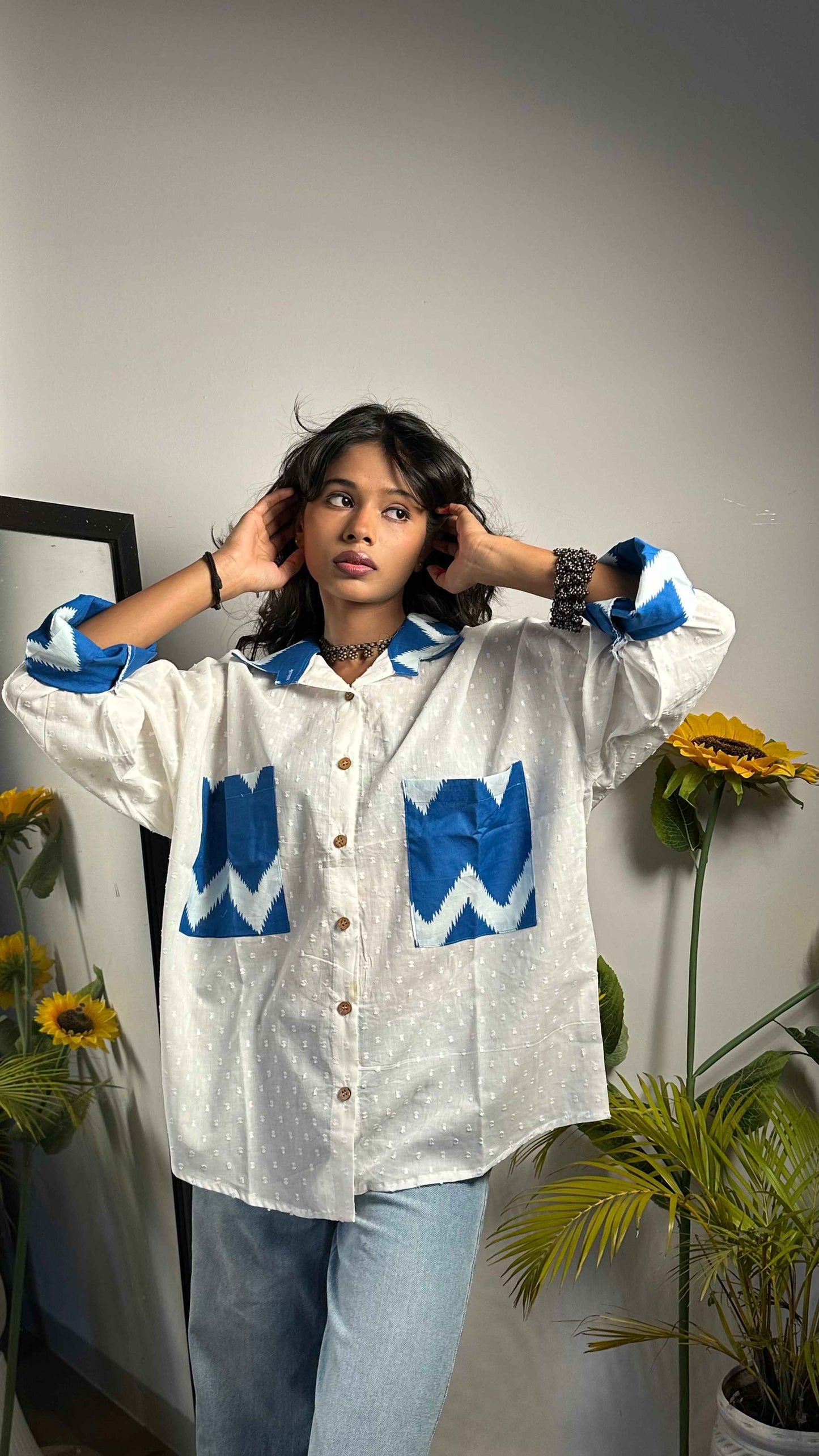 Desi White Classic Shirt